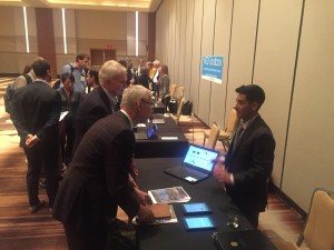 Joshua Bogus, Project Manager for the DOLF project, supported by the Gates Foundation, presenting the CliniOps eSource solution, at the Coalition for Operational Research on Neglected Tropical Disease Conference (COR-NTD), Atlanta, Nov, 2016